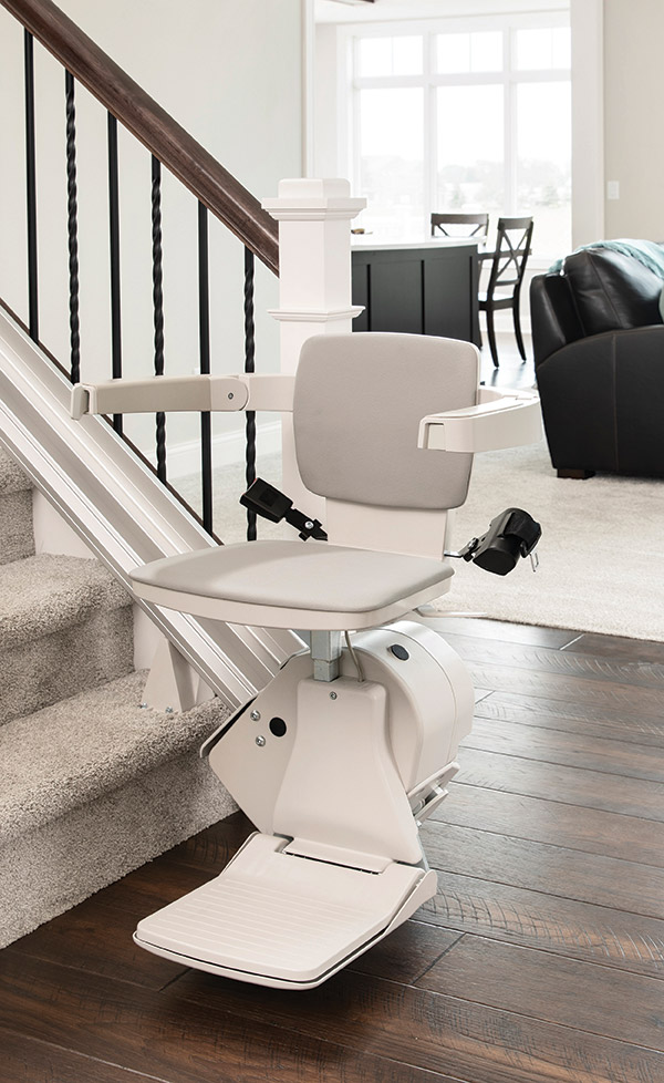 Elan Straight Stairlift Indoor - Bruno Stair Lifts